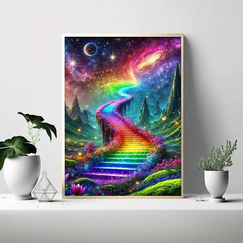 5D Diamond Painting – Aurora Himmelsweg