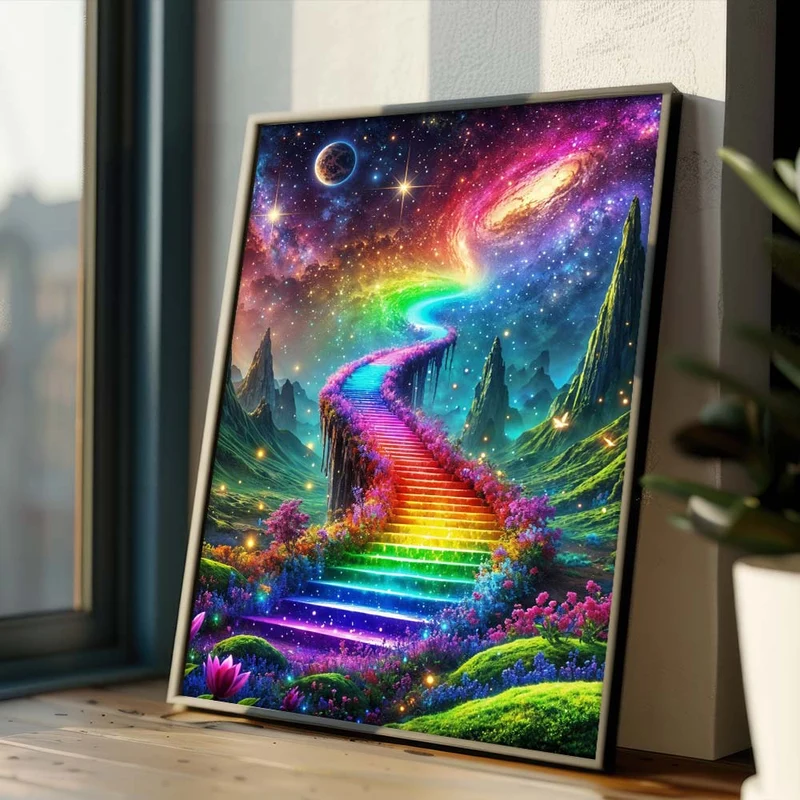 5D Diamond Painting – Aurora Himmelsweg