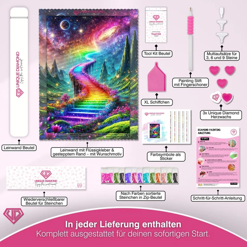 5D Diamond Painting – Aurora Himmelsweg