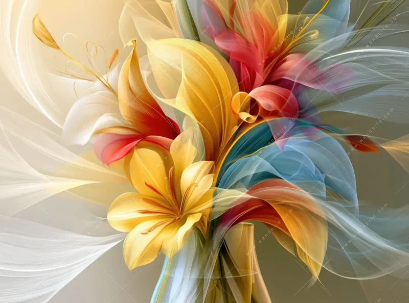 Spannbild | Leuchtende Lilienträume | Schmal