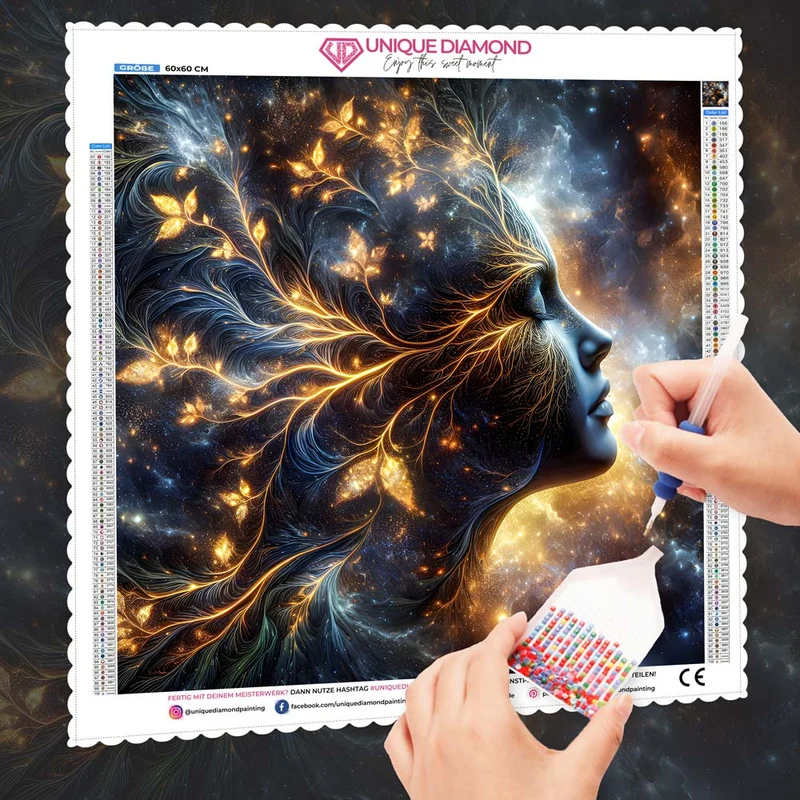 5D Diamond Painting – Lichtgeflüster der Galaxie