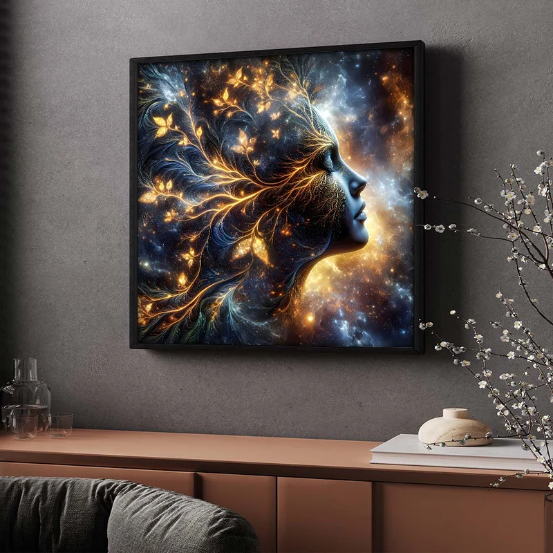 5D Diamond Painting – Lichtgeflüster der Galaxie