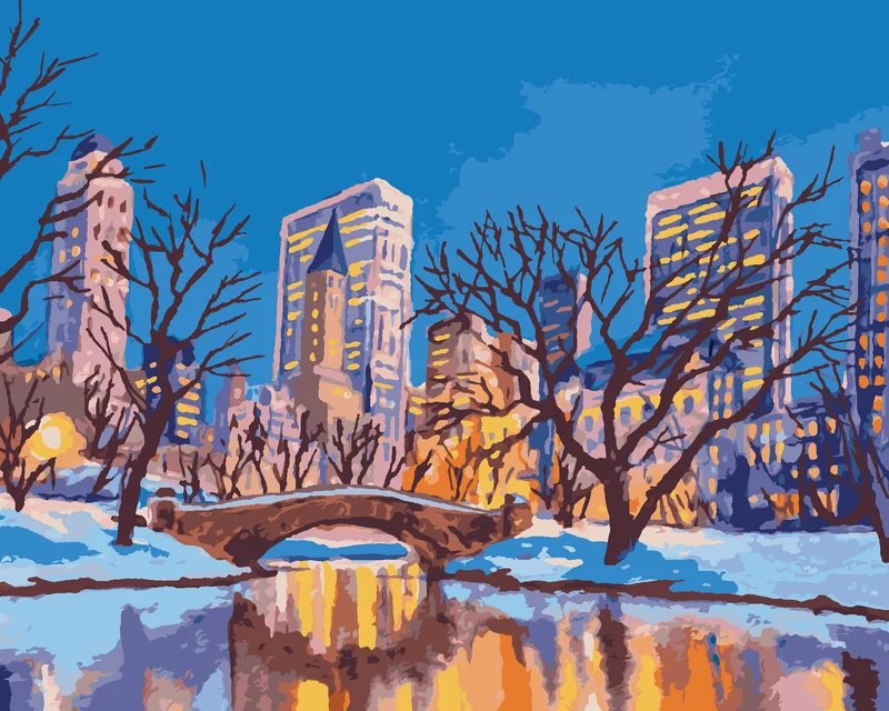 Diamond painting - NEW YORK CENTRAL PARK_II