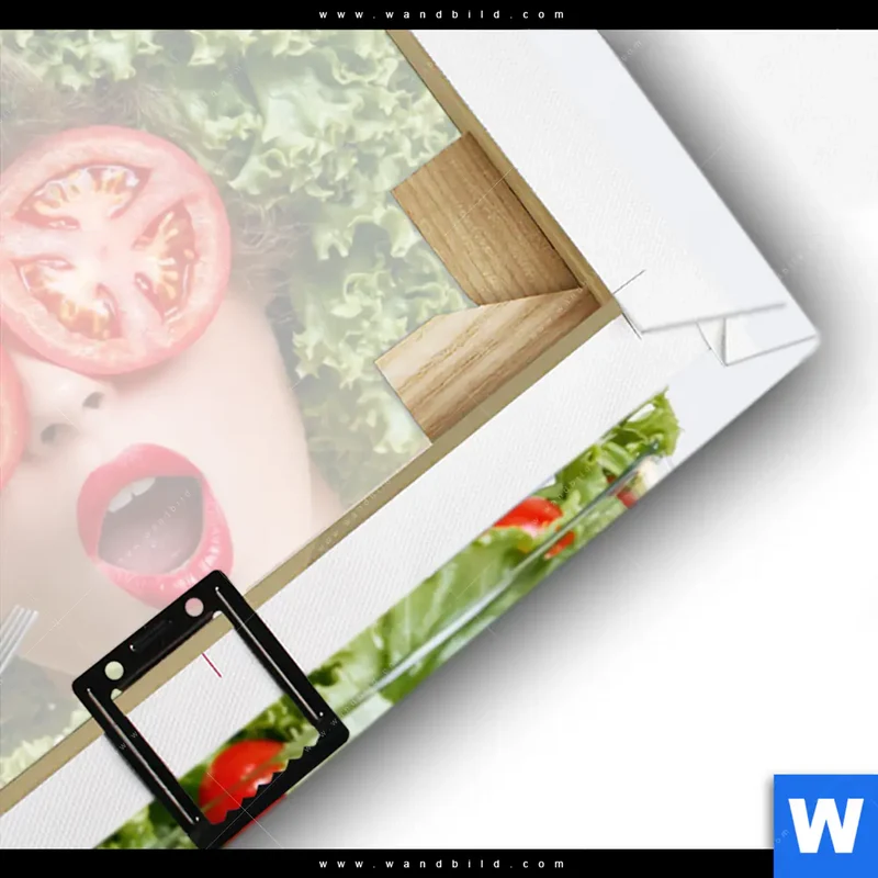 Leinwandbild | Salat Diva | Querformat