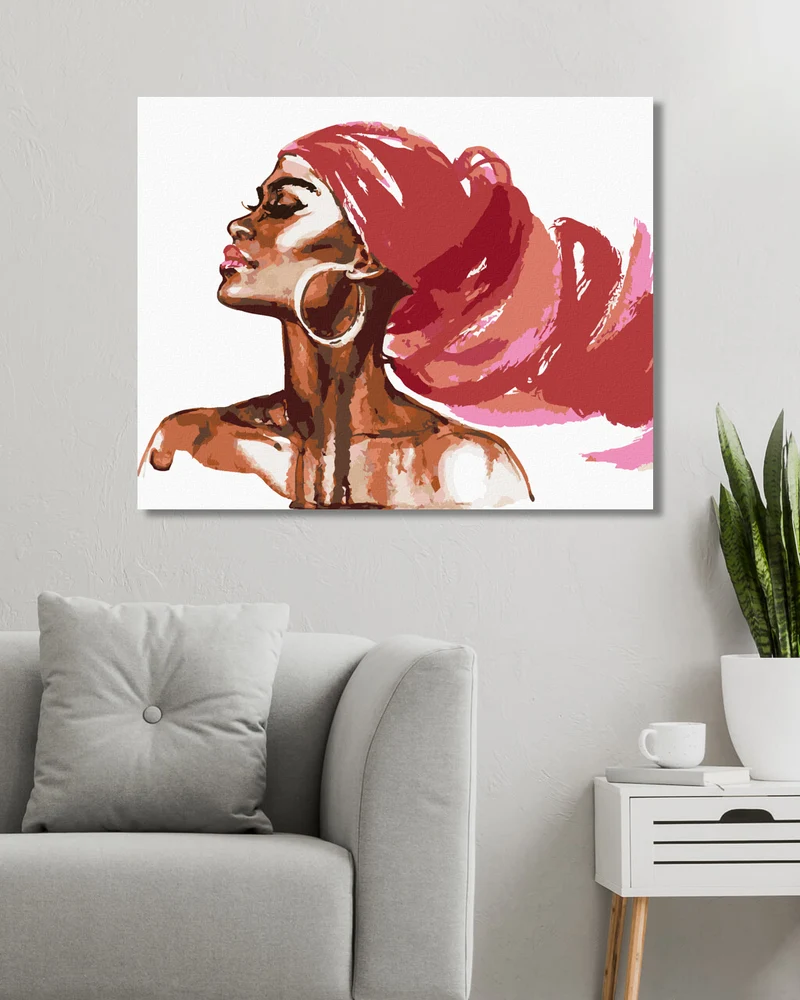 Diamond painting - SCHÖNE AFRIKANISCHE FRAU