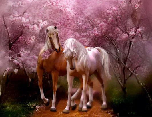 Horses Rose Love PIX-300