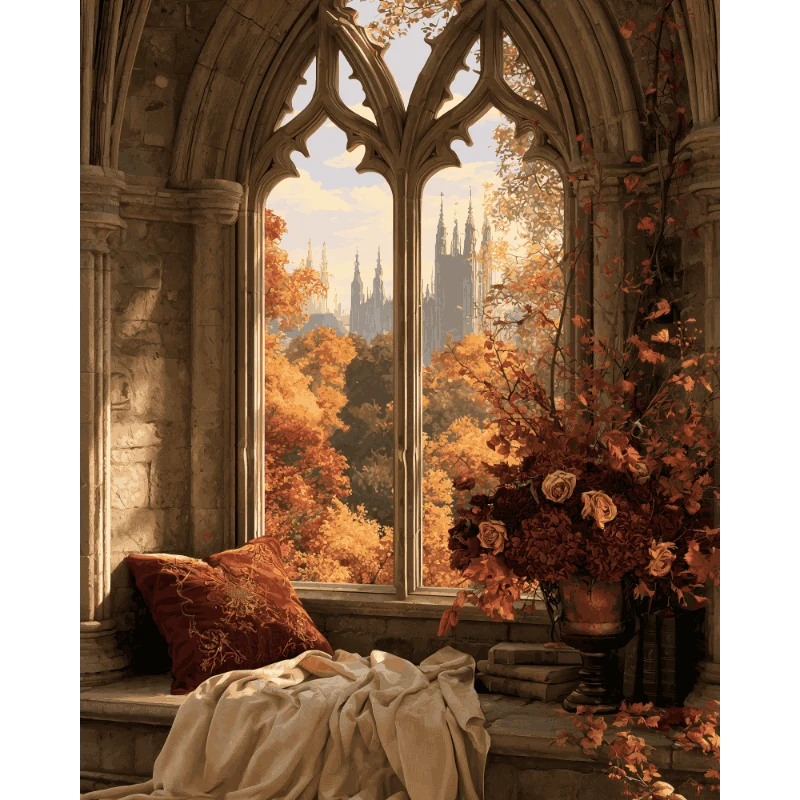 Herbstliches Lesefenster