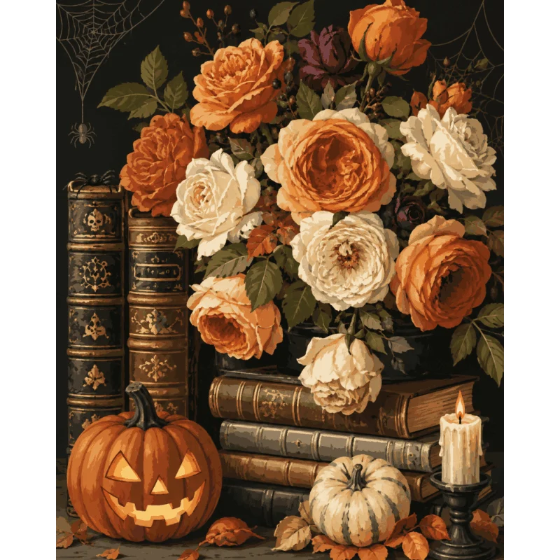 Herbstlicher Rosenstrauß