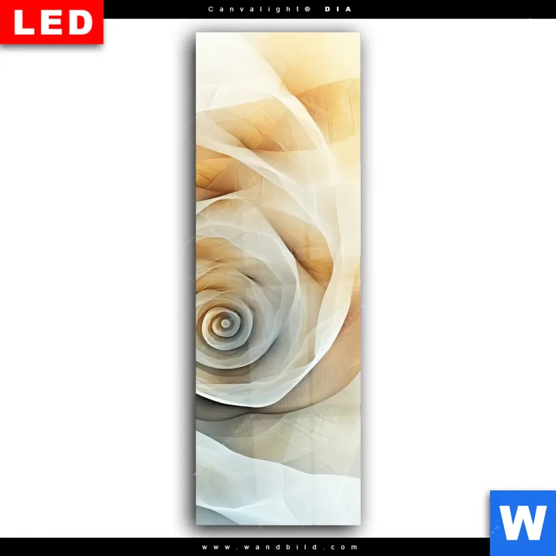 Wechselmotiv Acrylglas Canvalight® DIA | Spirale der Leichtigkeit | Schmal
