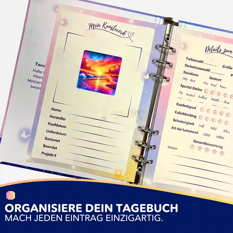 Aufkleber 5er-Set - Zwischen Sonne und Sterne