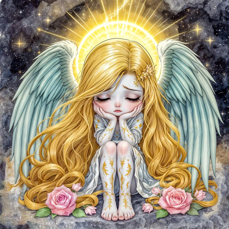 5D Diamond Painting – Liora – Die stille Himmelswächterin