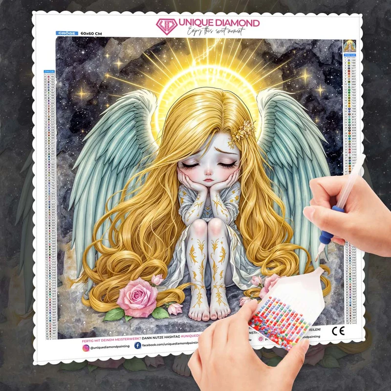 5D Diamond Painting – Liora – Die stille Himmelswächterin