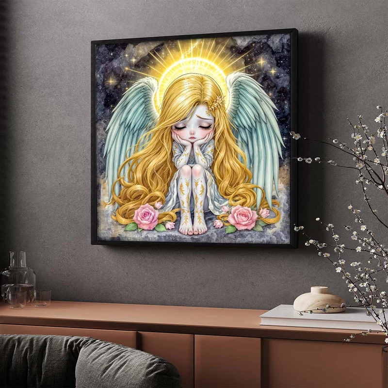 5D Diamond Painting – Liora – Die stille Himmelswächterin