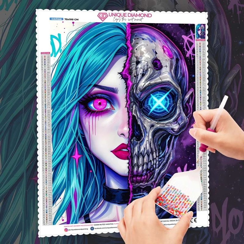 5D Diamond Painting – Nova & Nyx – Zwischen Leben und Leere