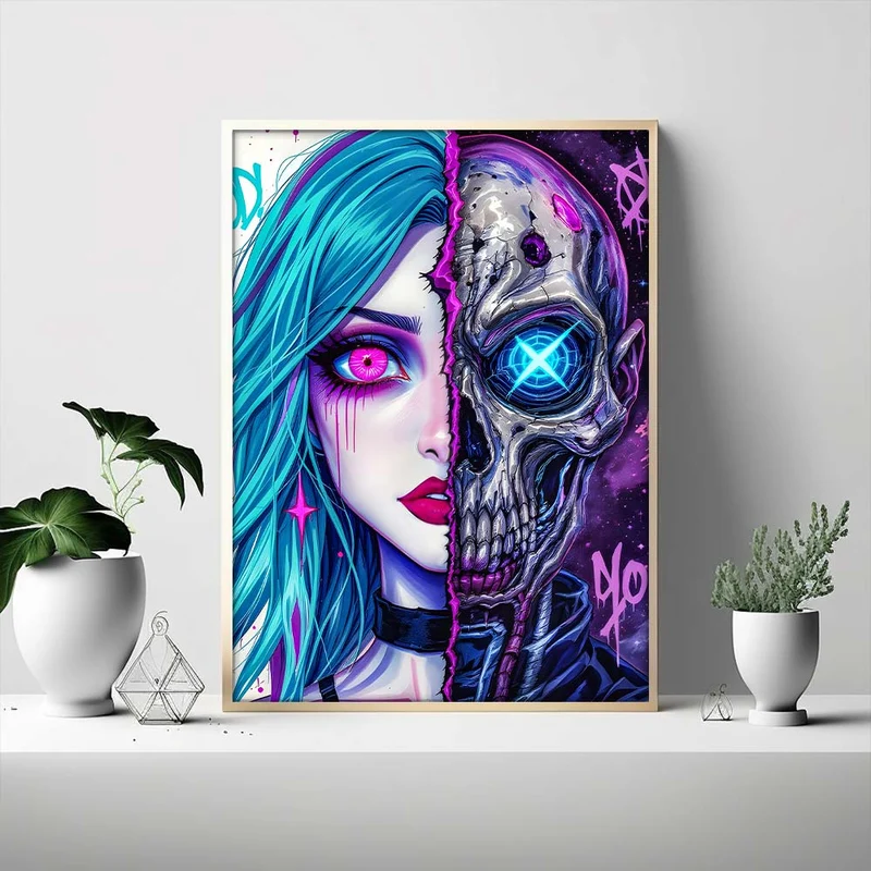 5D Diamond Painting – Nova & Nyx – Zwischen Leben und Leere