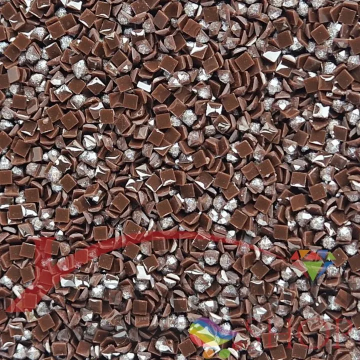 DMC 938 Coffee Brown ULT DK - eckige Steine - Fairy Dust - Diamond Painting