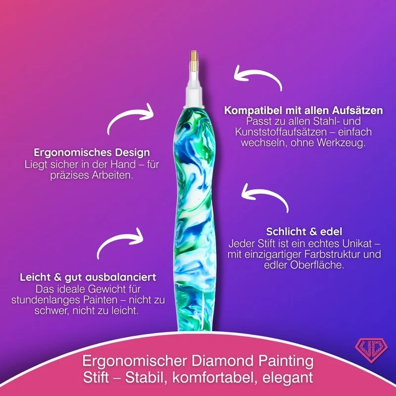 Diamond Painting Ergonomischer Premium-Stift – Ocean Drift
