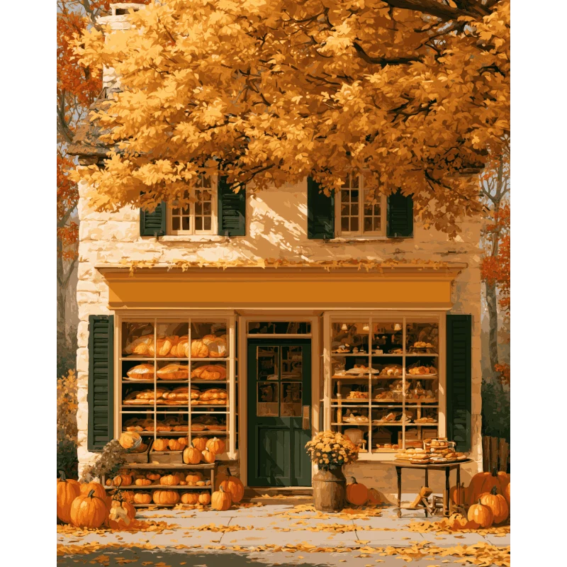 Cottage-Bäckerei Fassade