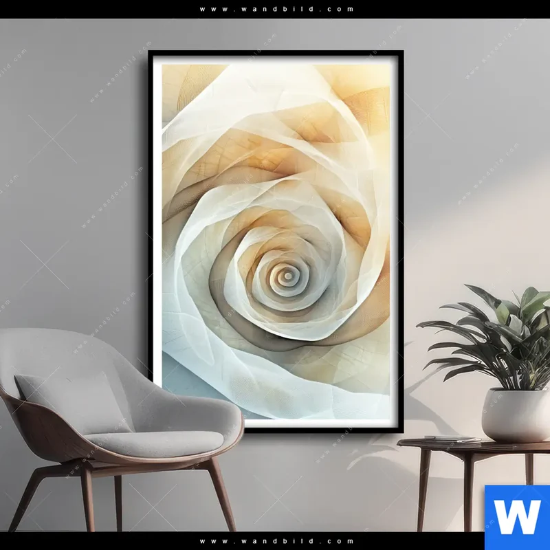 Poster | Spirale der Leichtigkeit | Hochformat