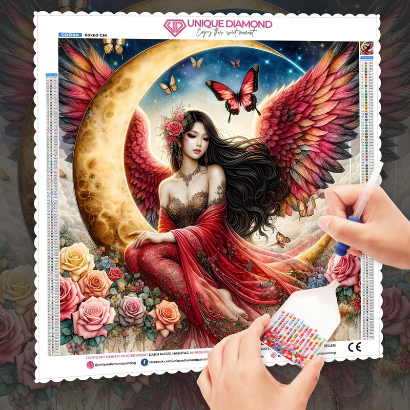 5D Diamond Painting – Selene – Die Mondrosen-Fee