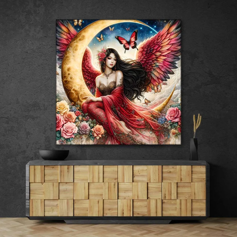5D Diamond Painting – Selene – Die Mondrosen-Fee
