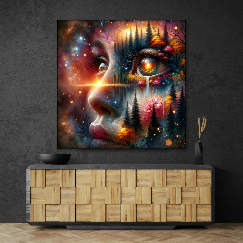 5D Diamond Painting – Im Auge des Universums