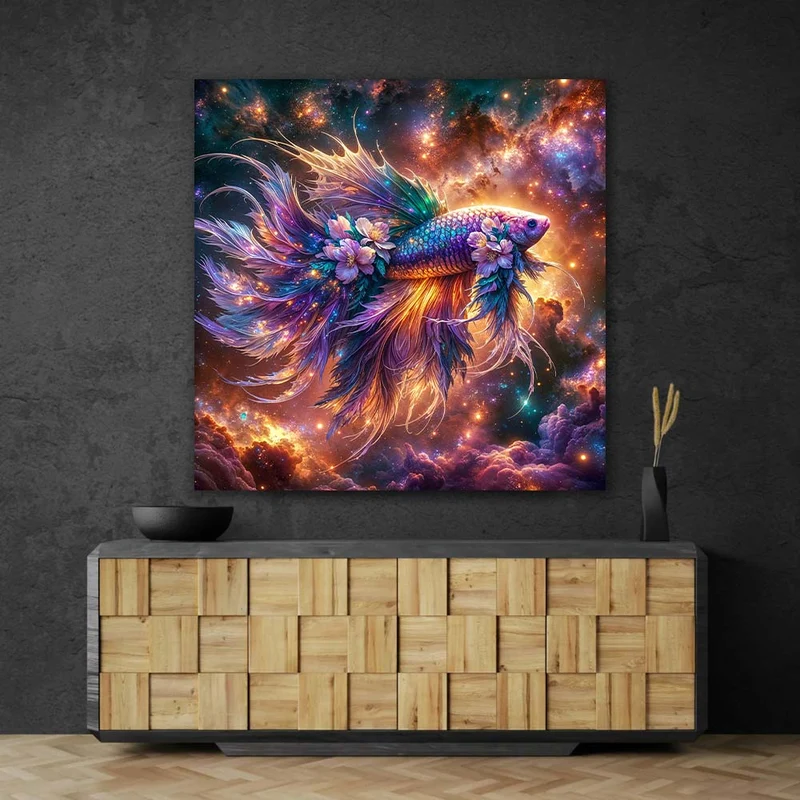5D Diamond Painting – Galaktischer Schleierschwanz
