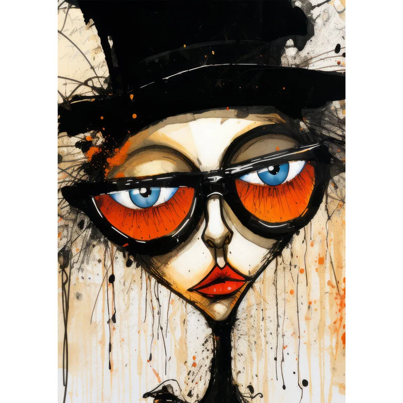 5D Diamond Painting – Miss Monroe mit Schattenblick