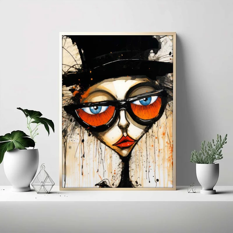 5D Diamond Painting – Miss Monroe mit Schattenblick