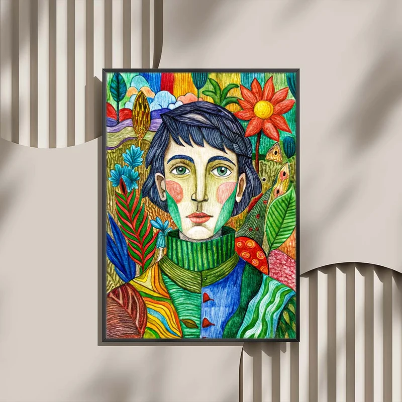 5D Diamond Painting – Elías im Farbenwald