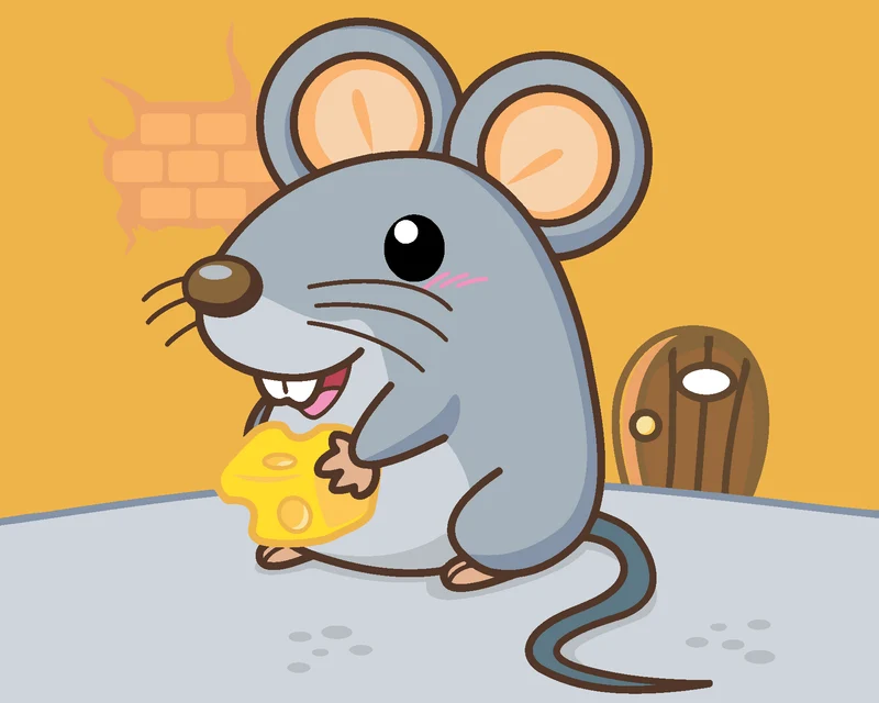 Diamond painting - MAUS MIT KÄSE