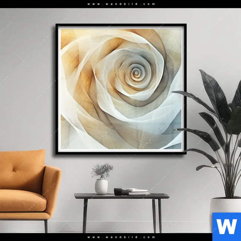 Poster | Spirale der Leichtigkeit | Quadrat