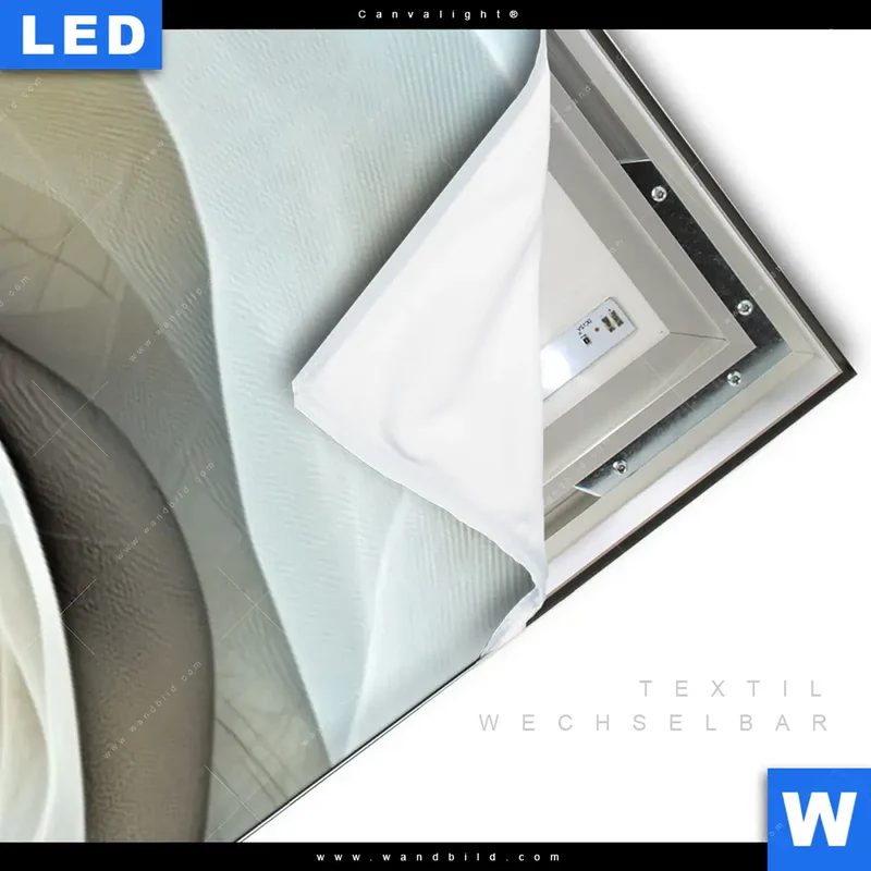 Canvalight® Leuchtbild | Spirale der Leichtigkeit | Panorama