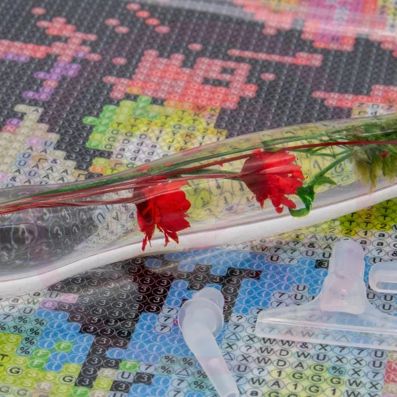 Diamond Painting Ergonomischer Premium-Stift – Scarlet Bloom