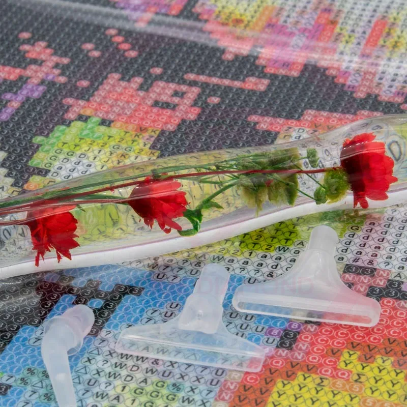 Diamond Painting Ergonomischer Premium-Stift – Scarlet Bloom