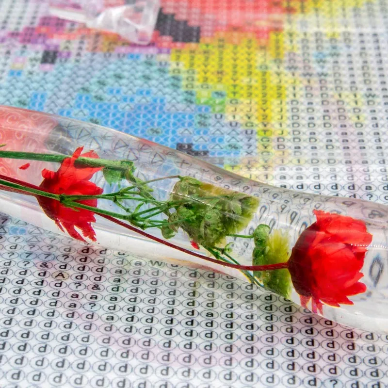 Diamond Painting Ergonomischer Premium-Stift – Scarlet Bloom