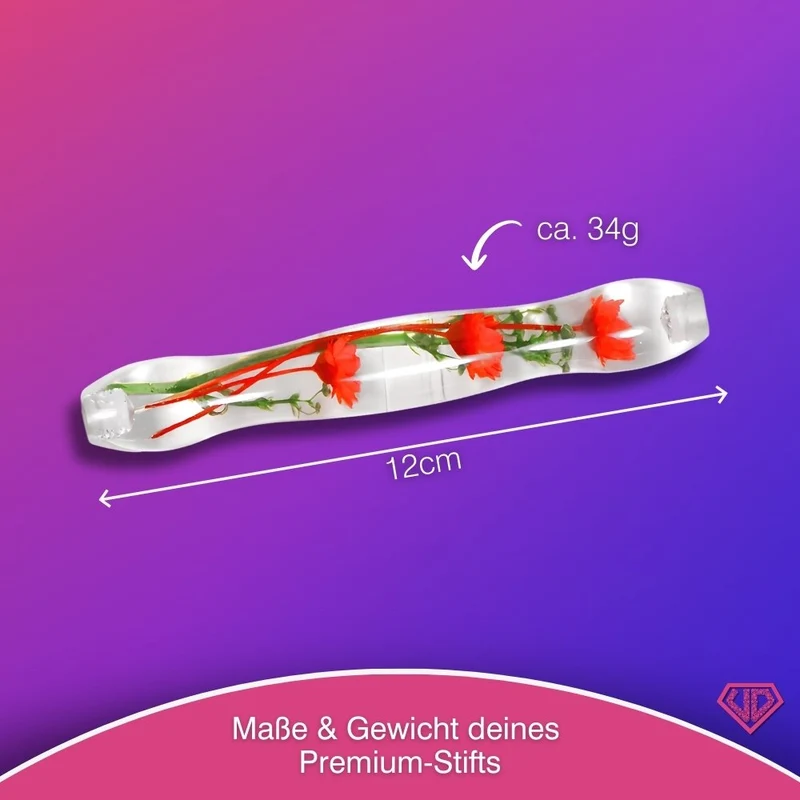 Diamond Painting Ergonomischer Premium-Stift – Scarlet Bloom