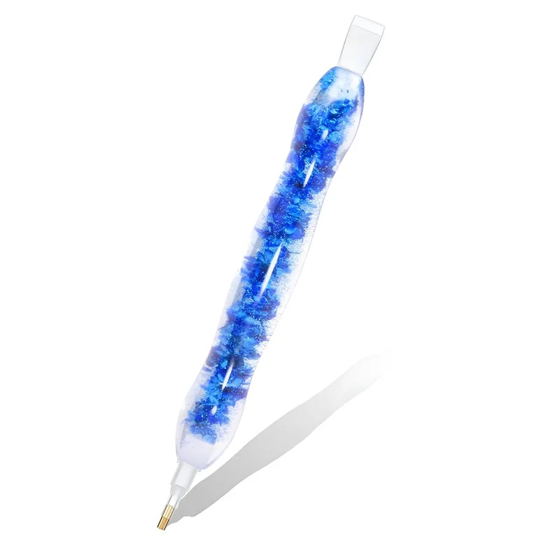 Diamond Painting Ergonomischer Premium-Stift – Crystal Blue Bloom