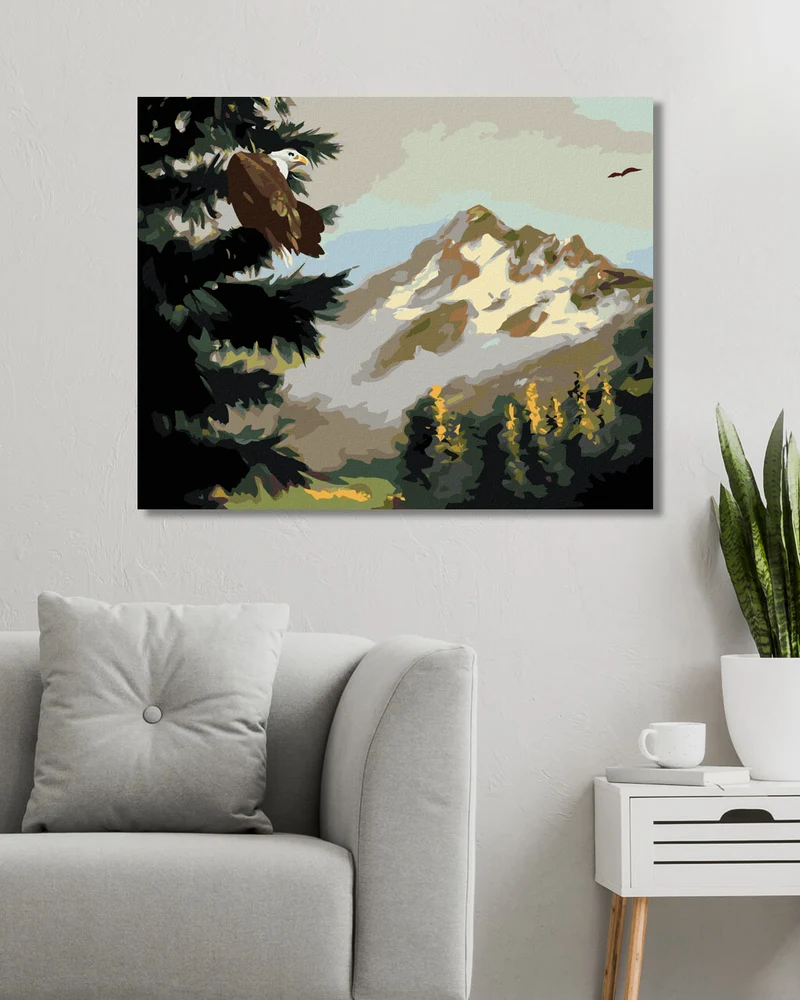 Diamond painting - ADLER IM BAUM (D. RUSTY RUST)