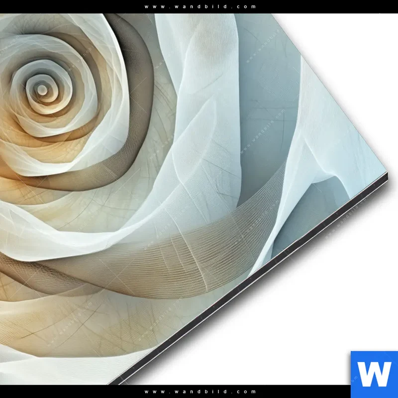 Alu-Dibond Bild | Spirale der Leichtigkeit | Rund