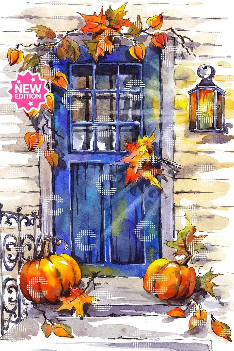 Diamond Painting - Anna Petunova - Autumn door