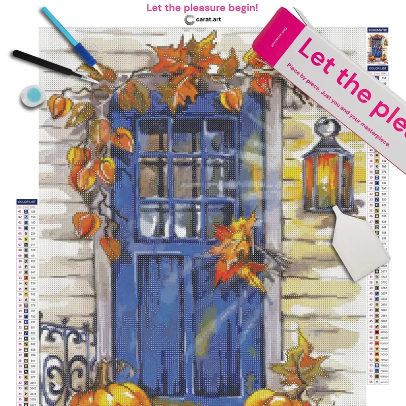 Diamond Painting - Anna Petunova - Autumn door