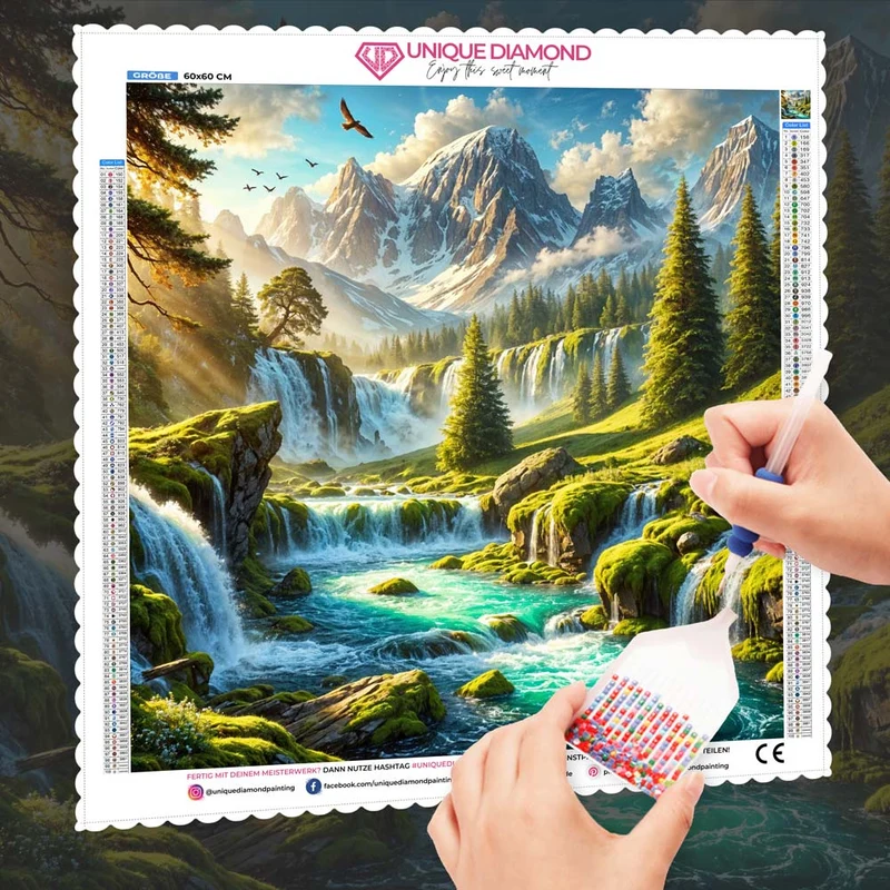 5D Diamond Painting – Das Lied der Smaragdwasser
