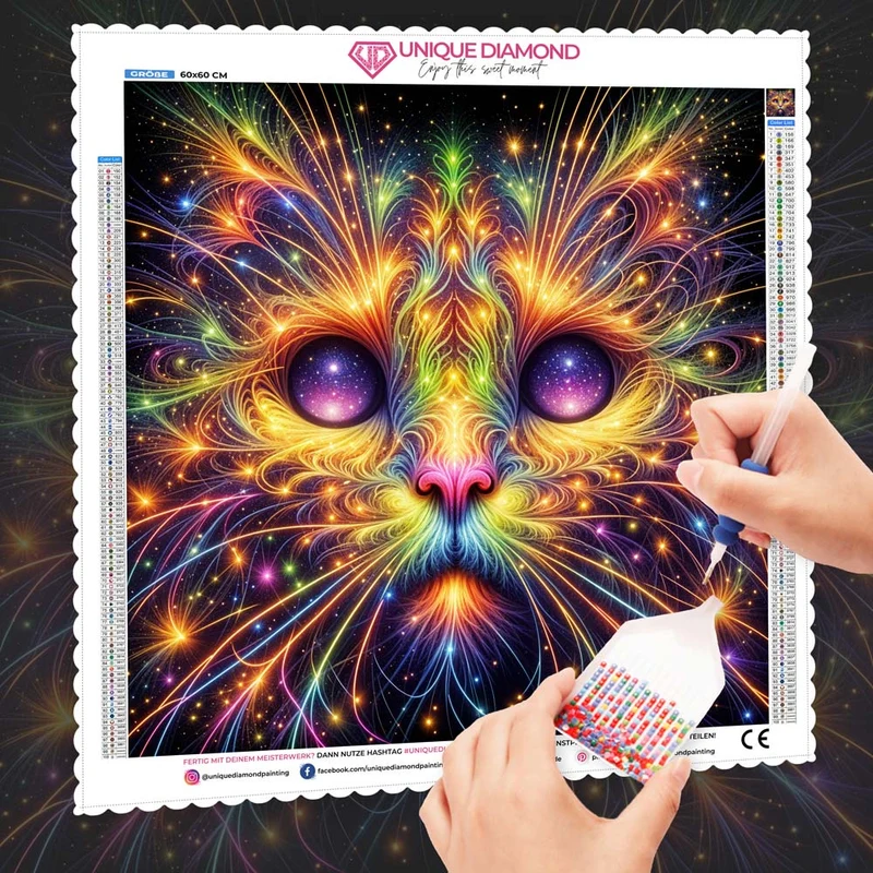 5D Diamond Painting – Galaxie der Katze Nyra