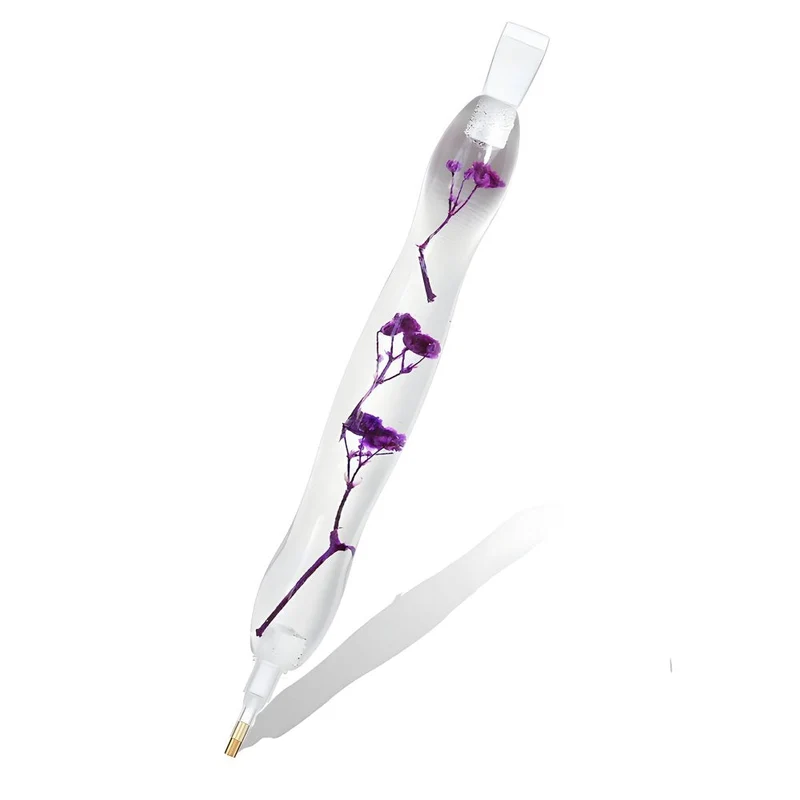 Diamond Painting Ergonomischer Premium-Stift – Violet Blossom
