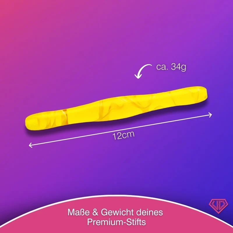 Diamond Painting Ergonomischer Premium-Stift – Sunny Lemon