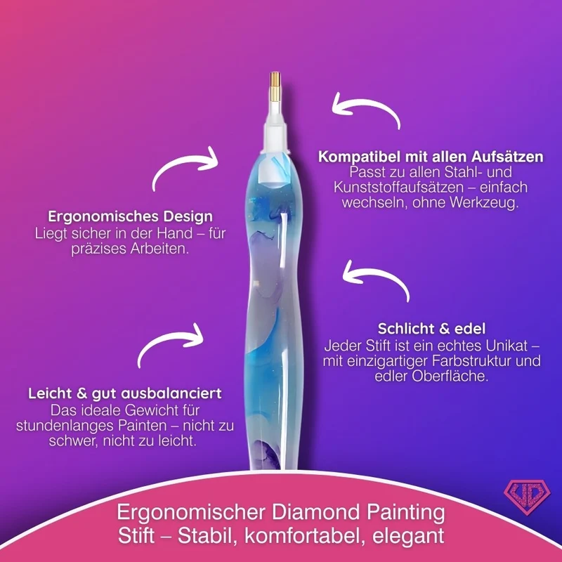 Diamond Painting Ergonomischer Premium-Stift – Aurora Dream