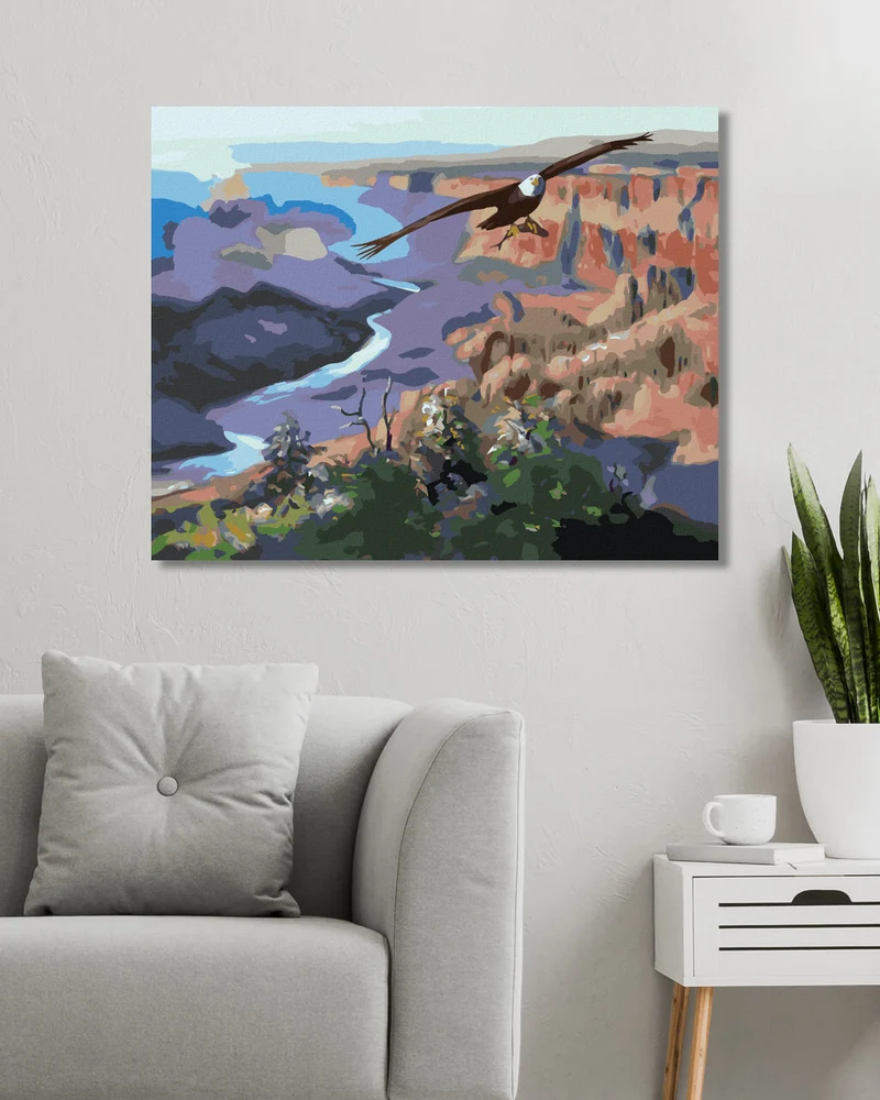 Diamond painting - ADLER UND FISCH (D. RUSTY RUST)