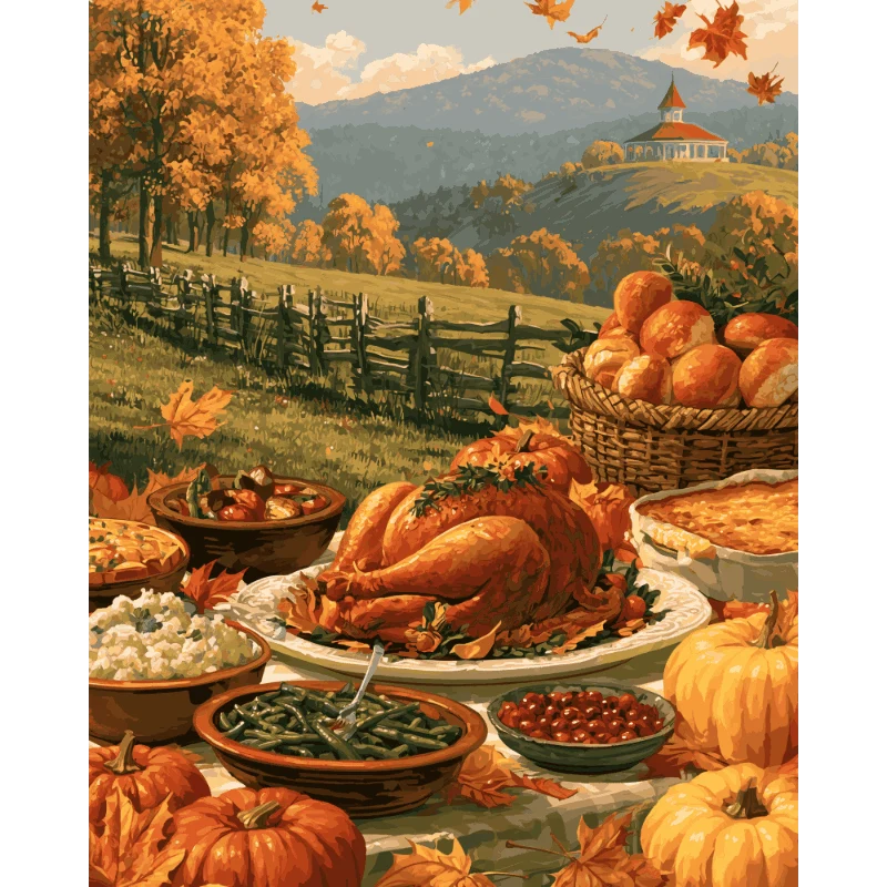 Thanksgiving auf dem Bauernhof