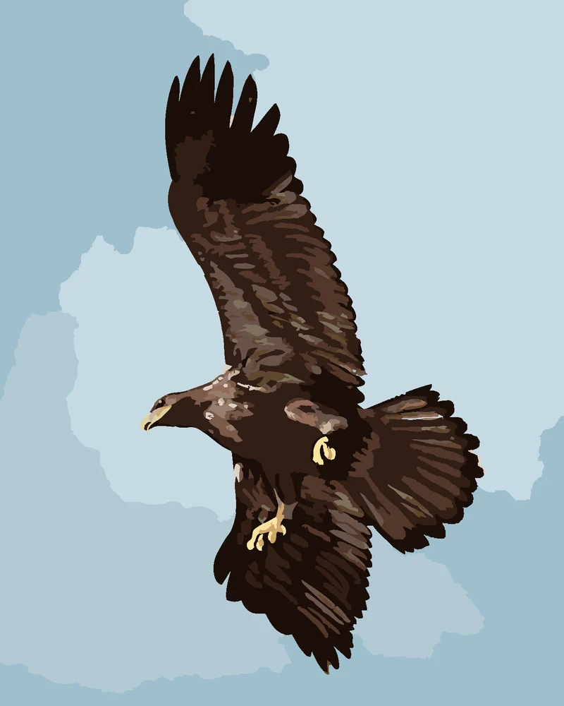 Diamond painting - ADLER (D. RUSTY RUST)